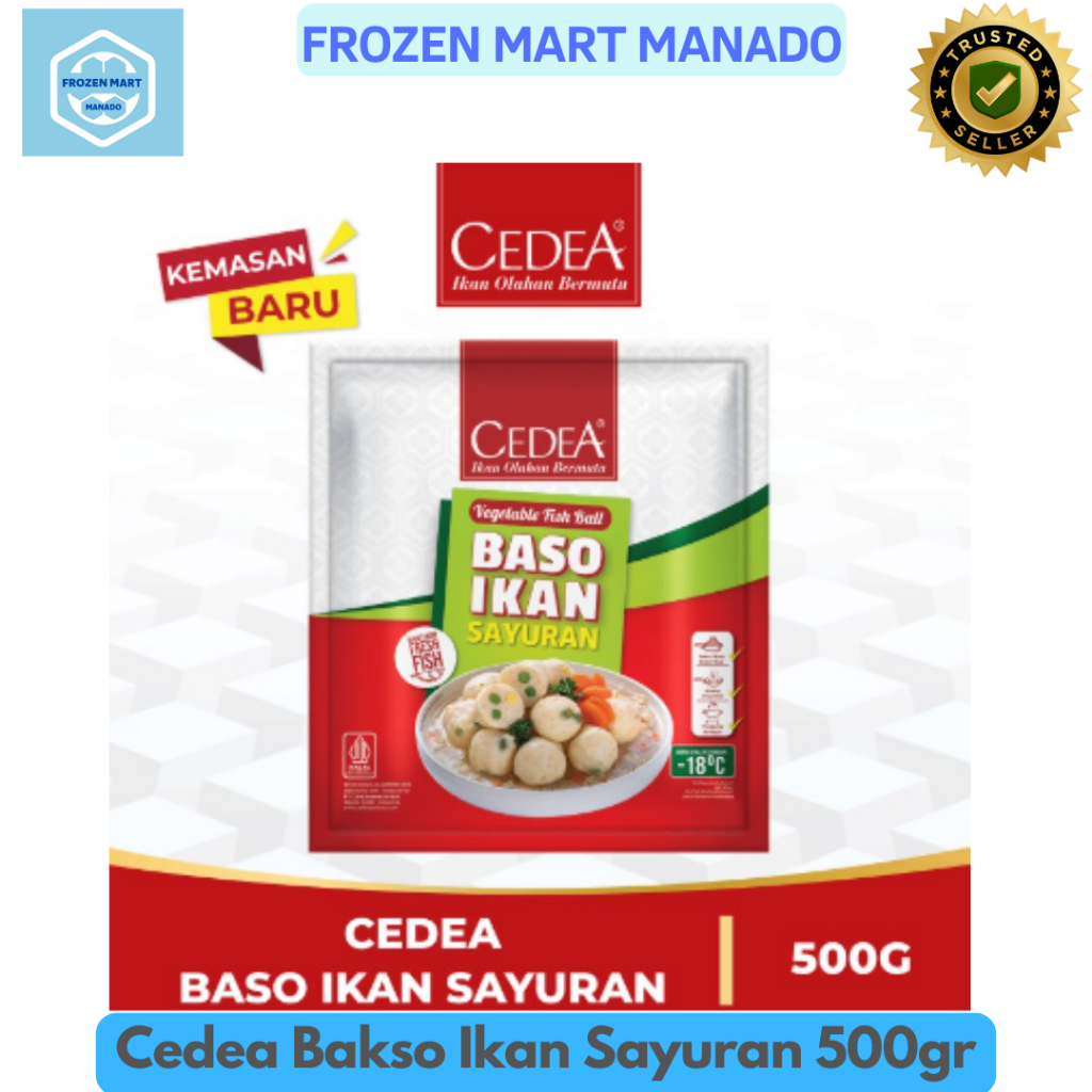 

Cedea Bakso Ikan Sayuran 500gr - Frozen Mart Manado (Frozen Food Manado)