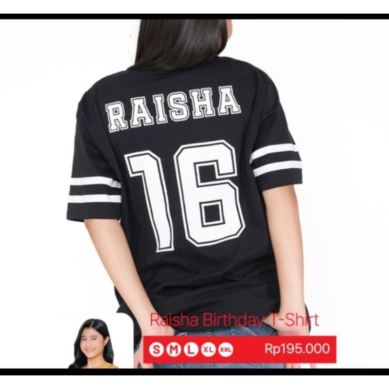 KAOS RAISHA SYIFA JKT48 BIRTHDAY JKT 48