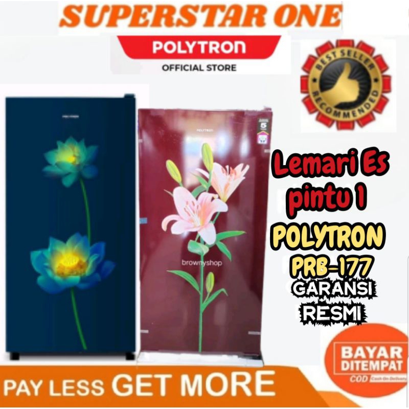 KULKAS/LEMARI ES POLYTRON PRB-177 BELEZA KULKAS 1 PINTU