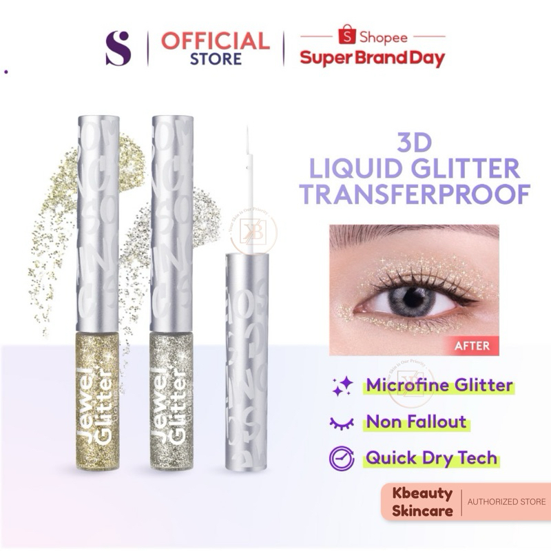 SOMETHINC Jewel Glitter Liquid silver / gold