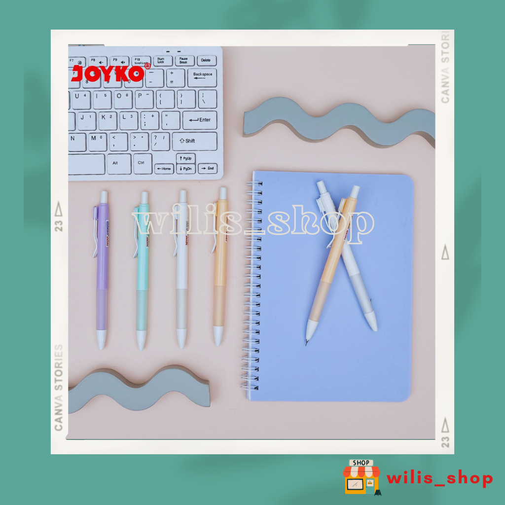 

Joyko Pensil Mekanik 0.5mm MP-54 | Joyko Mechanical Pencil 0.5mm
