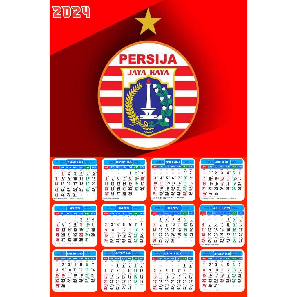 

kalender persija bahan carton 260gsm ummuhabibah