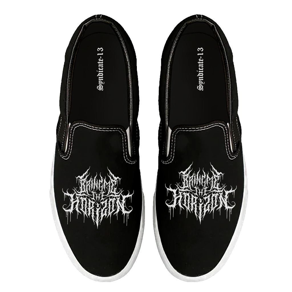 SEPATU SLIP ON BMTH | BRING ME THE HORIZON | SEPATU BAND | SEPATU MUSIK |
