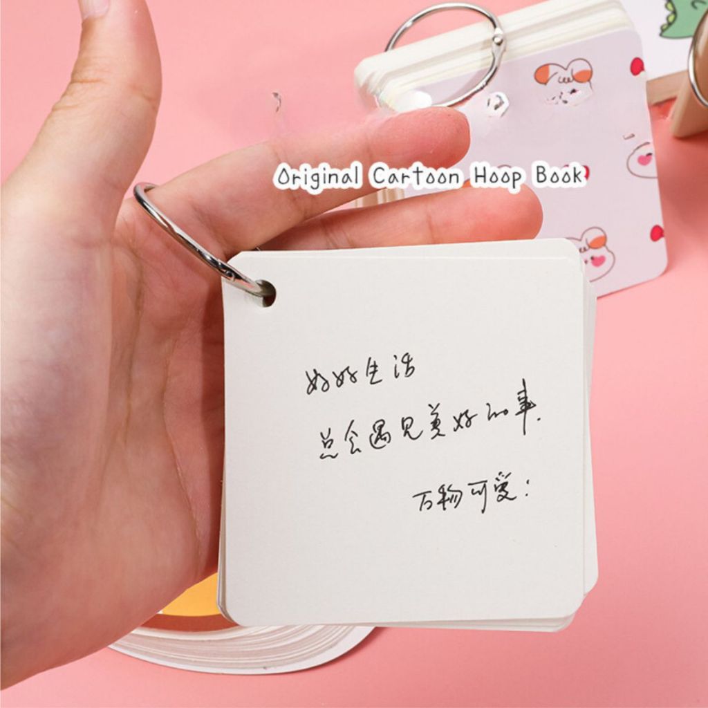 

MK603 Buku Notebook Mini Sticky Note Ring Loose Leaf book 1