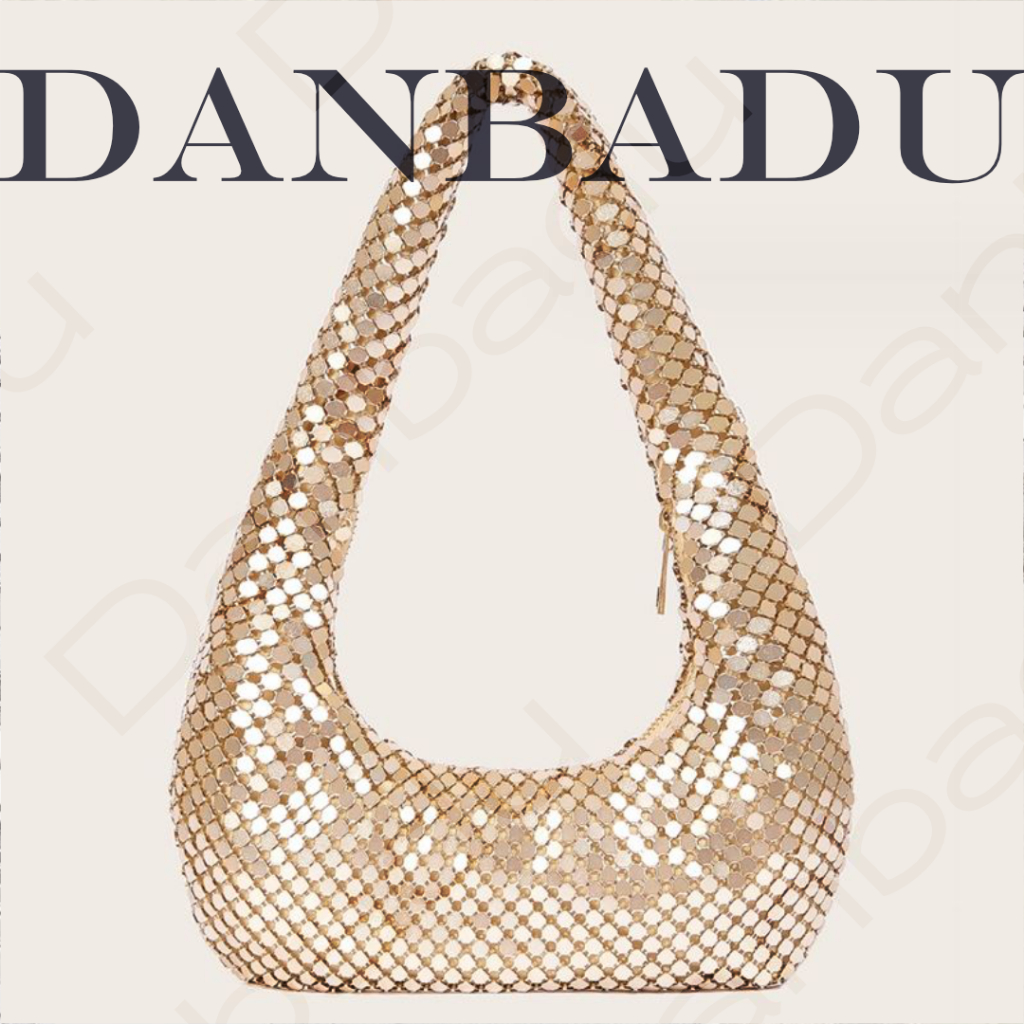 Tas Shoulder bag Pesta Wanita Bling Bling Elegan Import