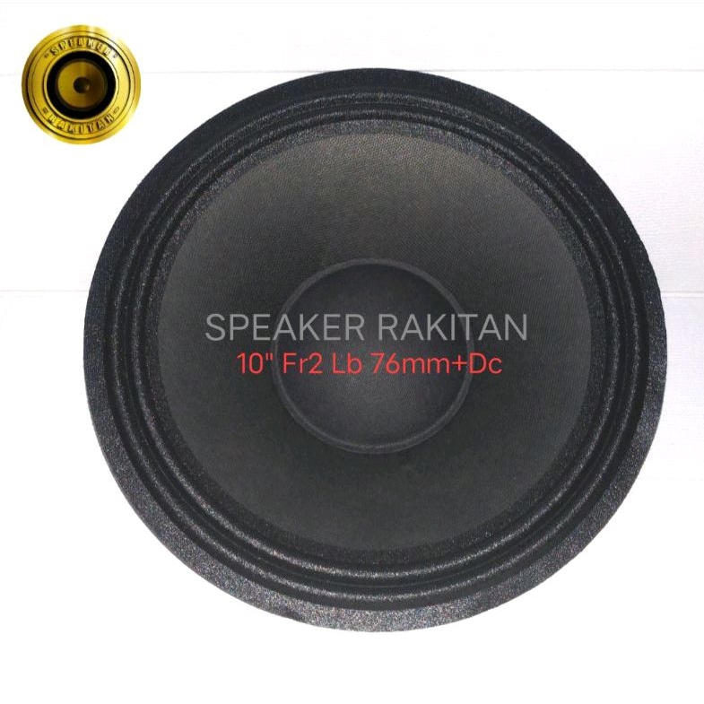 Daun speaker 10 inch lubang 3 inch + Duscup .2pcs