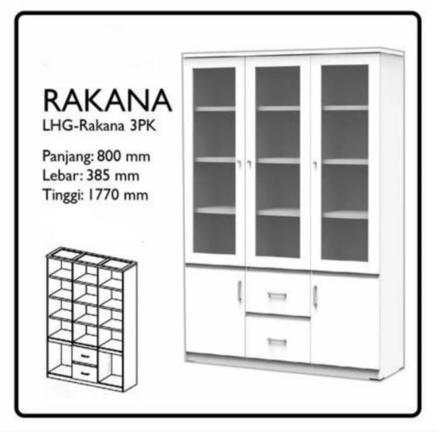 Lemari Hias Lemari Buku Lemari Pajangan Rak Buku Besar