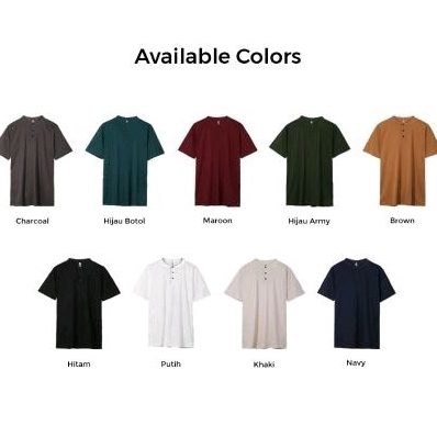 Kaos Kerah Shanghai Polos Kaos Shanghai / Model Baju Koko