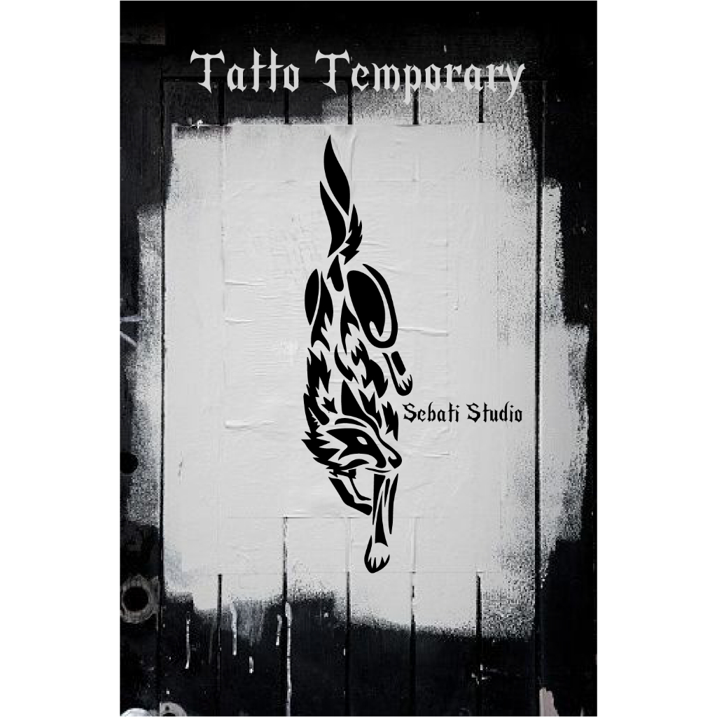 WOLF Japan Theme Tattoo Temporary | Tato Temporer Tema Jepang PART 1 Sebati Studio