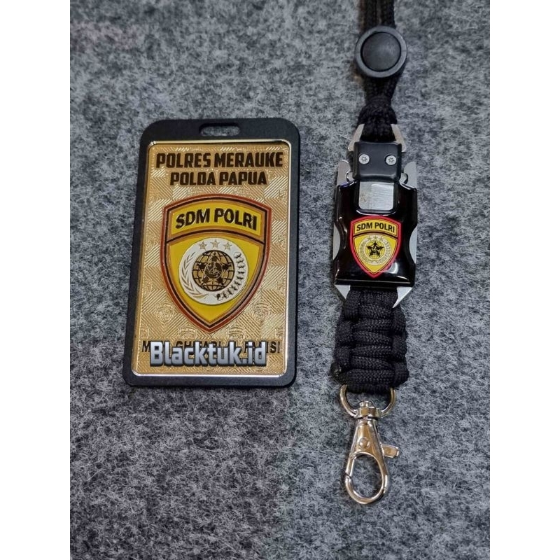 

plat id name tag custom SDM POLRI