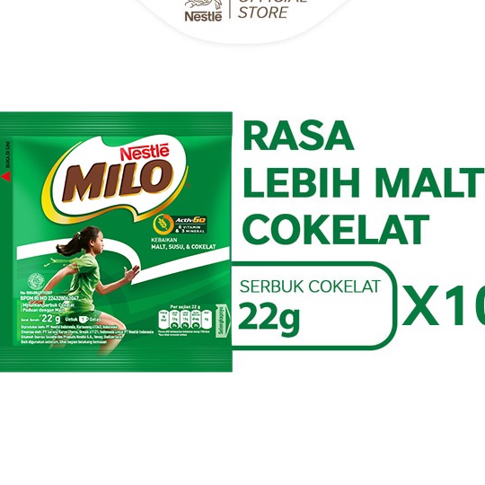 

HRRS4138 MEGA SALE MILO ACTIV-GO Susu Coklat Renceng 22g - 10 pcs