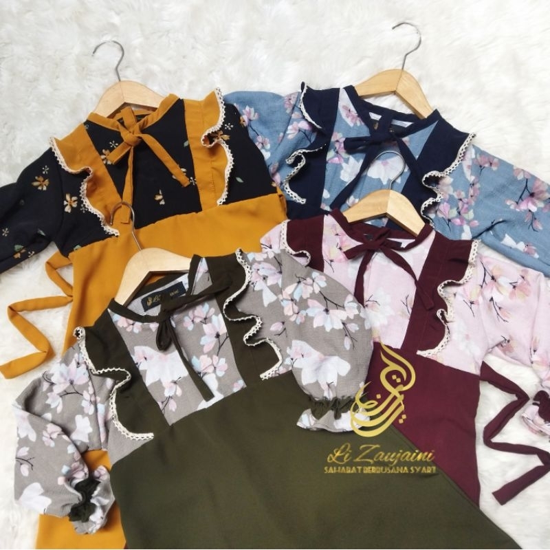 Set Banat Cadar Tali Gamis Anak Perempuan Jilbab