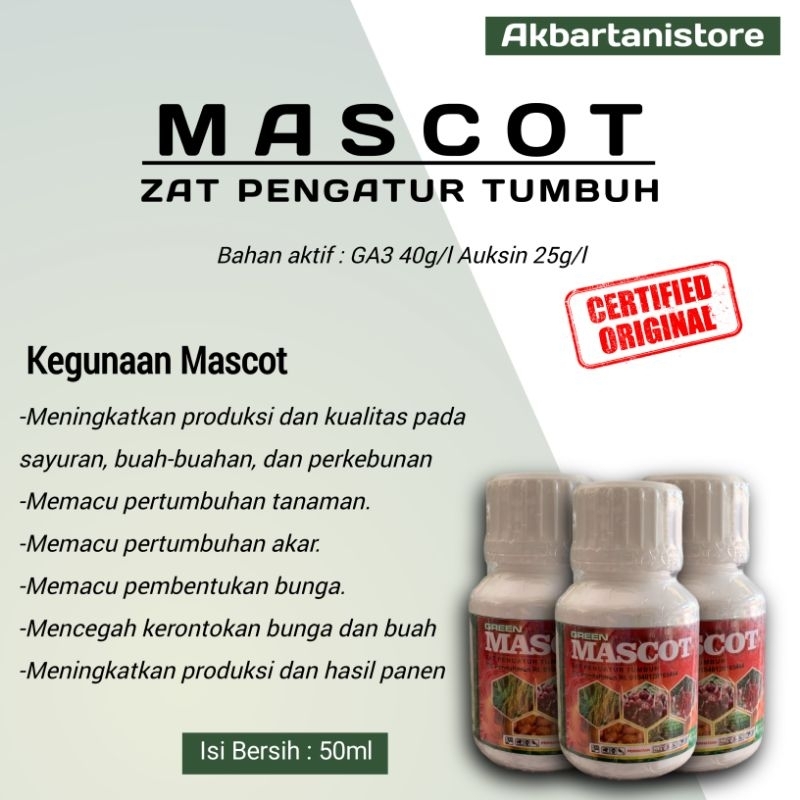 Zat Pengatur Tumbuh Green Mascot - 50ml
