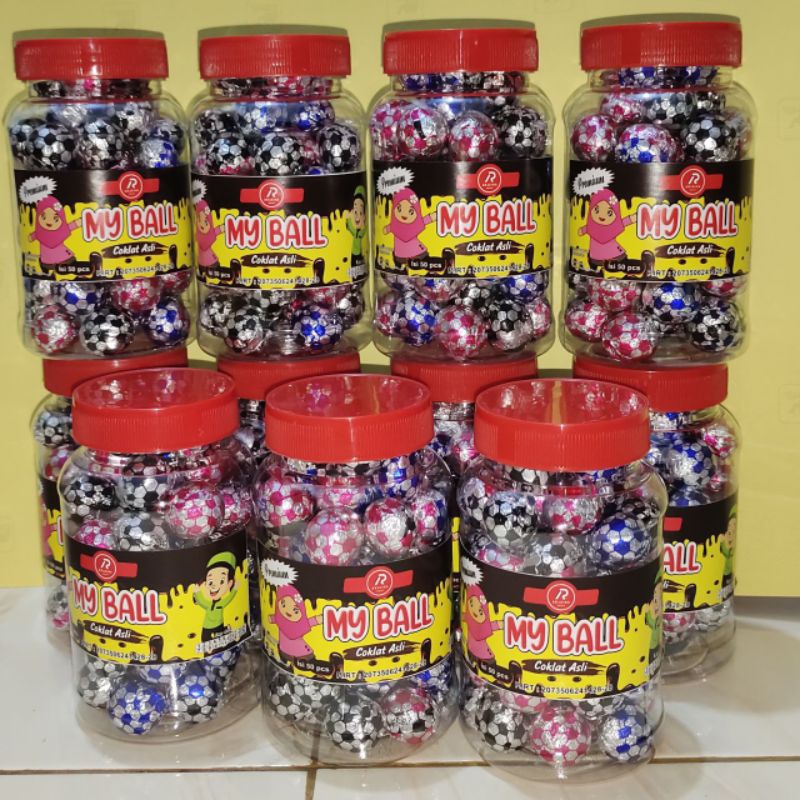 

2Xbtygneal Sakha Snack ) Cokelat Bola Toples Isi 45 Pcs