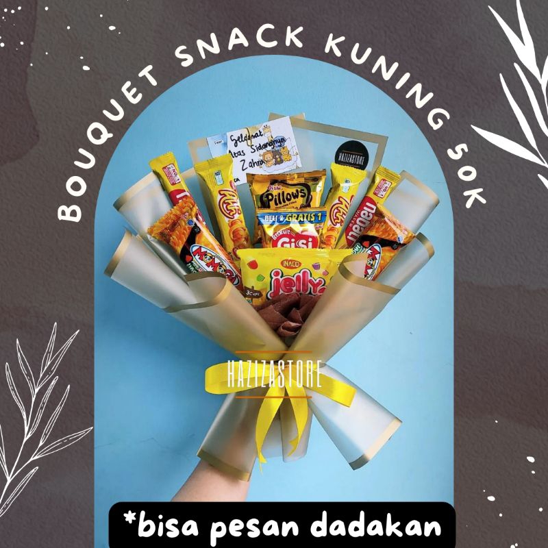 

buket snack kuning 50k by nurrazzizah