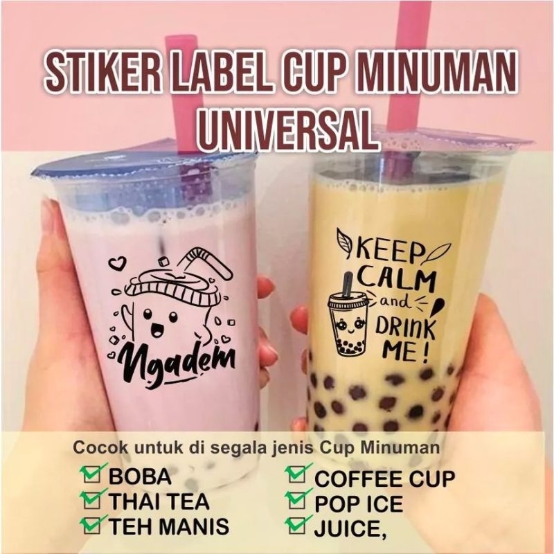 

Label Kemasan Minuman Universal 100pcs