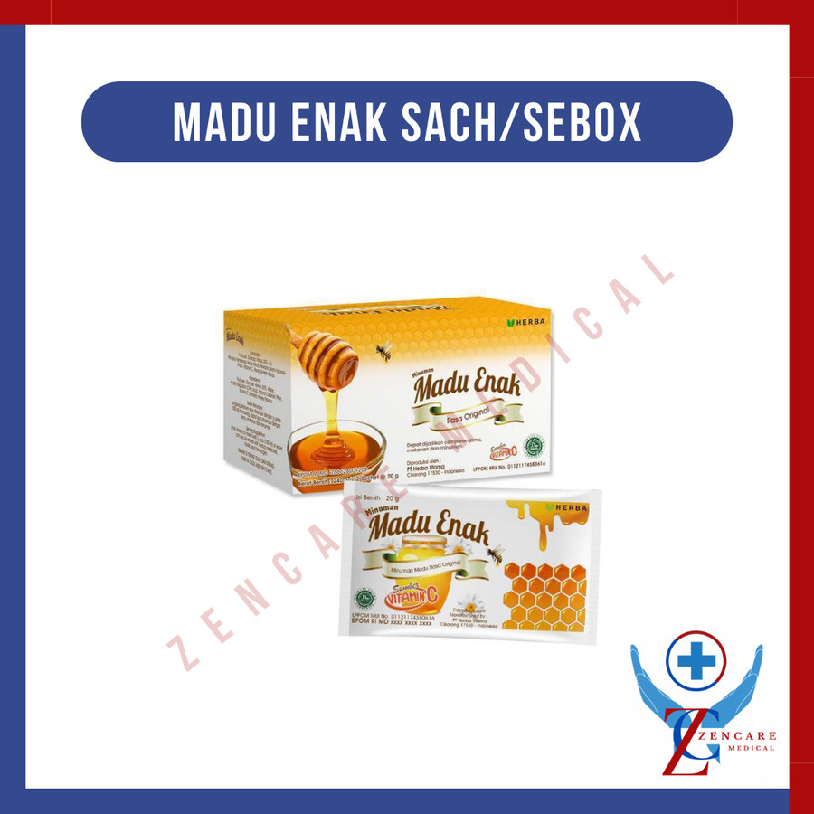 

Madu Enak Kemasan Sachet Sebox Isi 12 S / Madu Sehat Untuk Keluarga