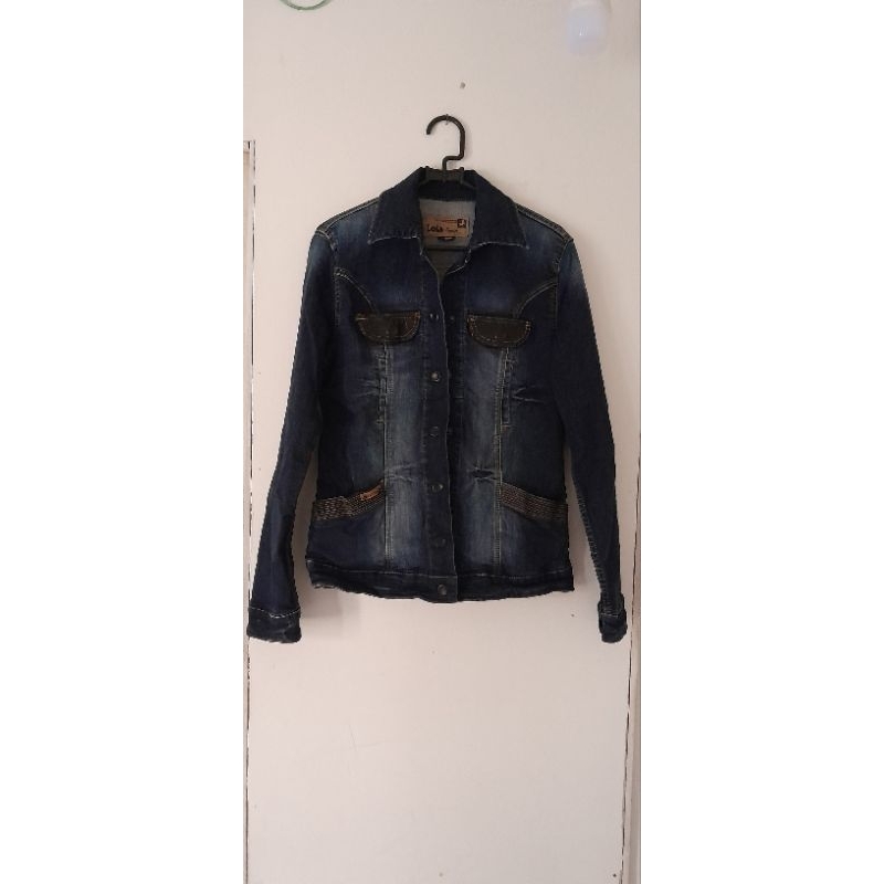 jaket jeans cewek lois original