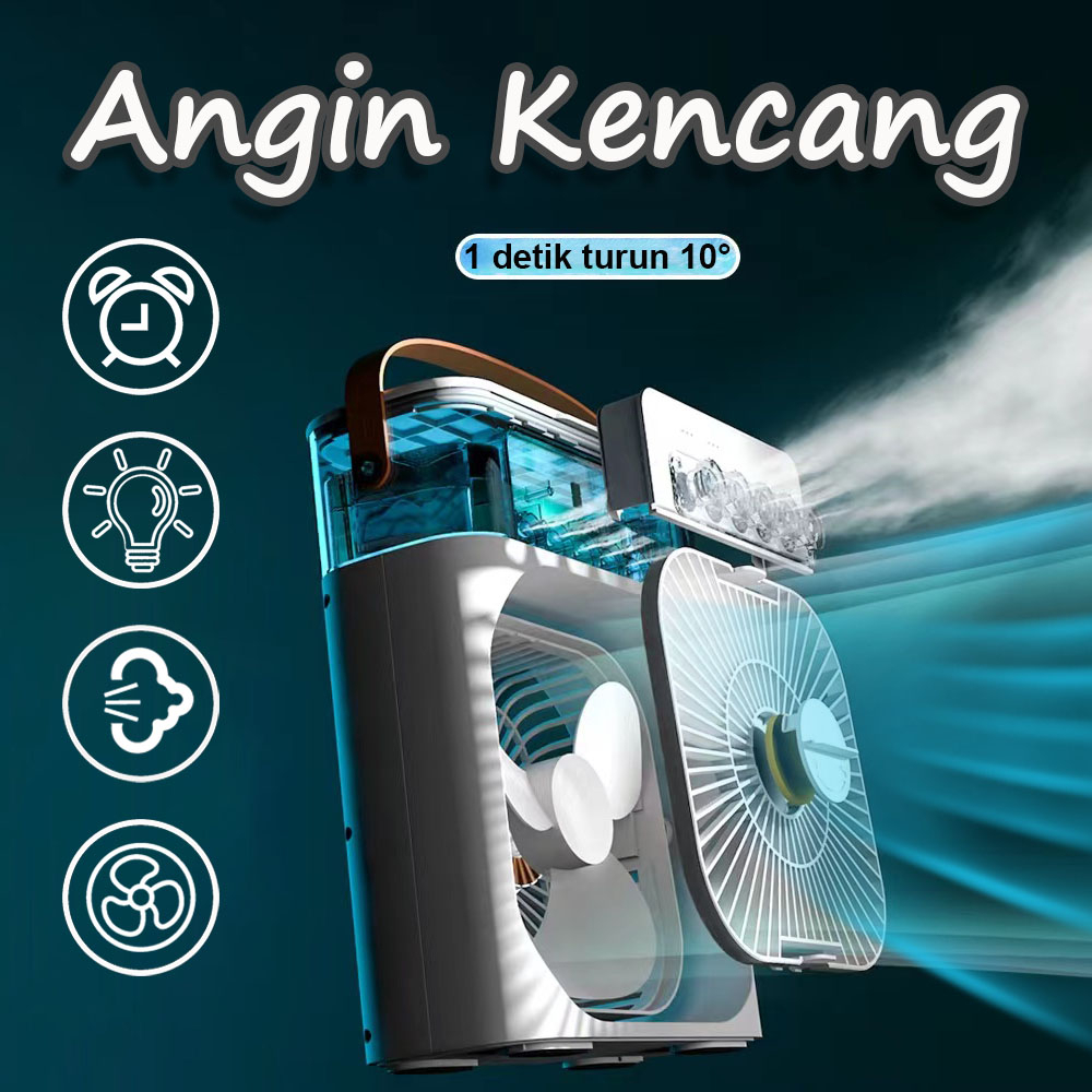 KIPAS ANGIN PENDINGIN MINI AC PORTABLE AIR COOLER MOBIL DAN RUANGAN / KIPAS ANGIN AC HUMIDIFIER PORT