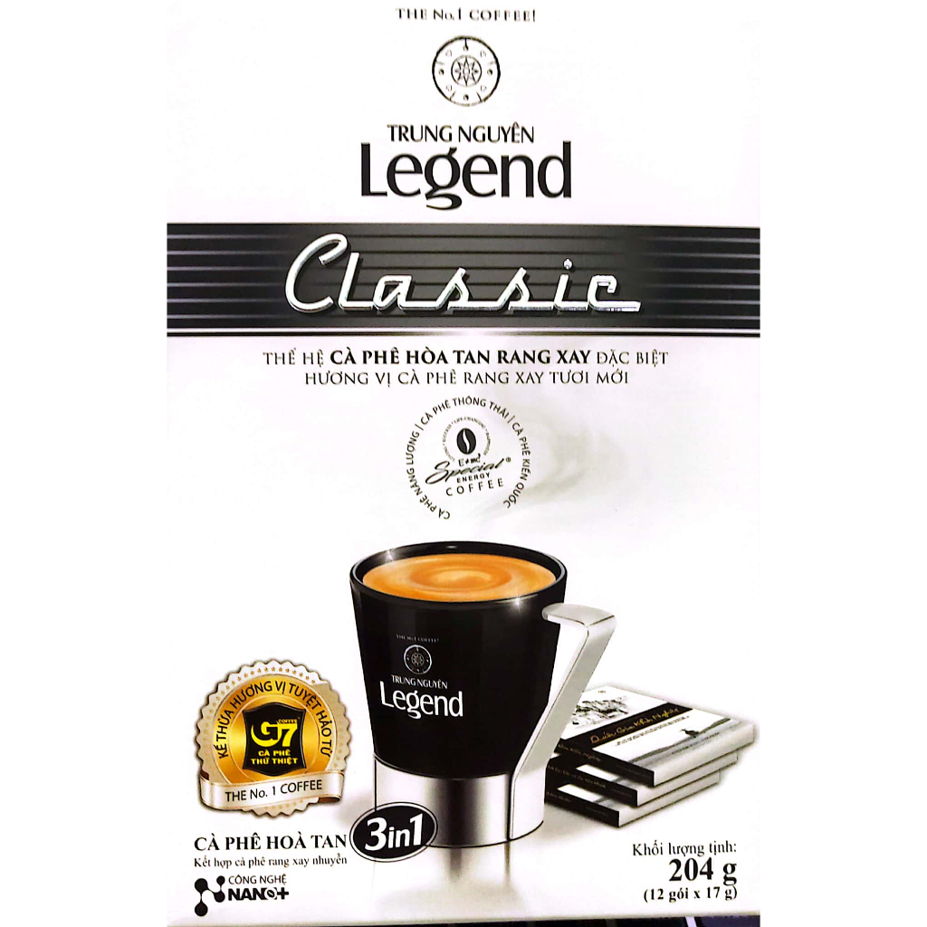 Trung Nguyen Legend Coffee Classic 3in1  box 12sachet