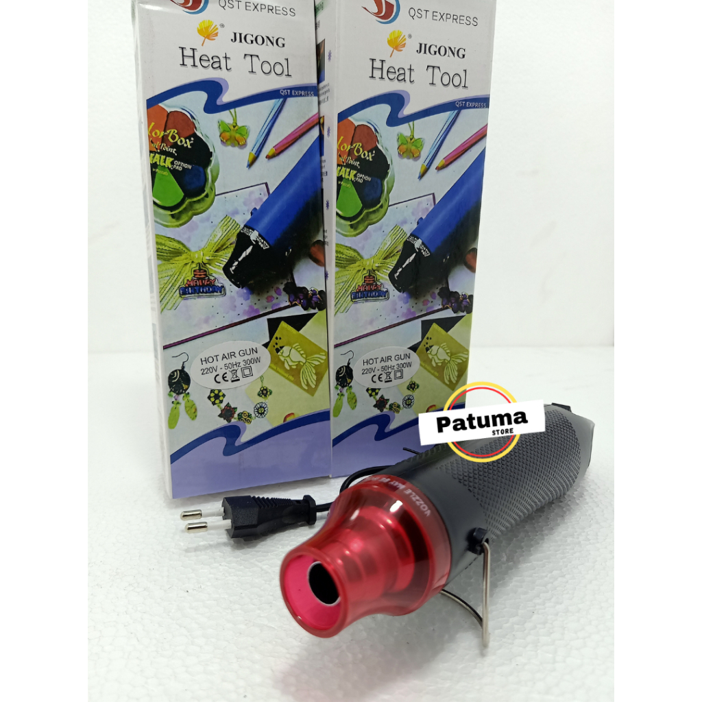 HEAD GUN / SRINKING PEMANAS KARET BAKAR DAN SEGEL PLASTIK / HOT GUN ALAT PEMANAS SEGEL