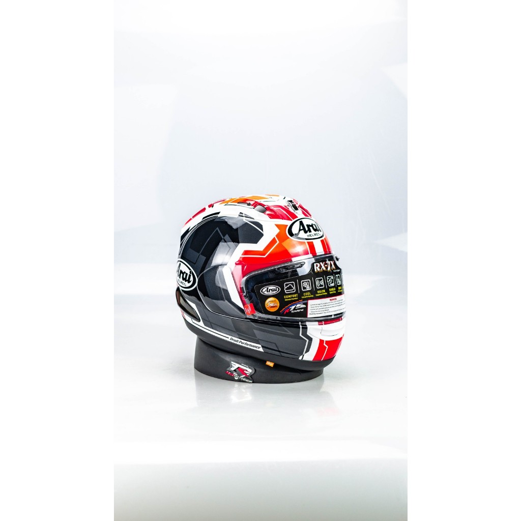 ARAI RX7X REA SB2 BLACK RED