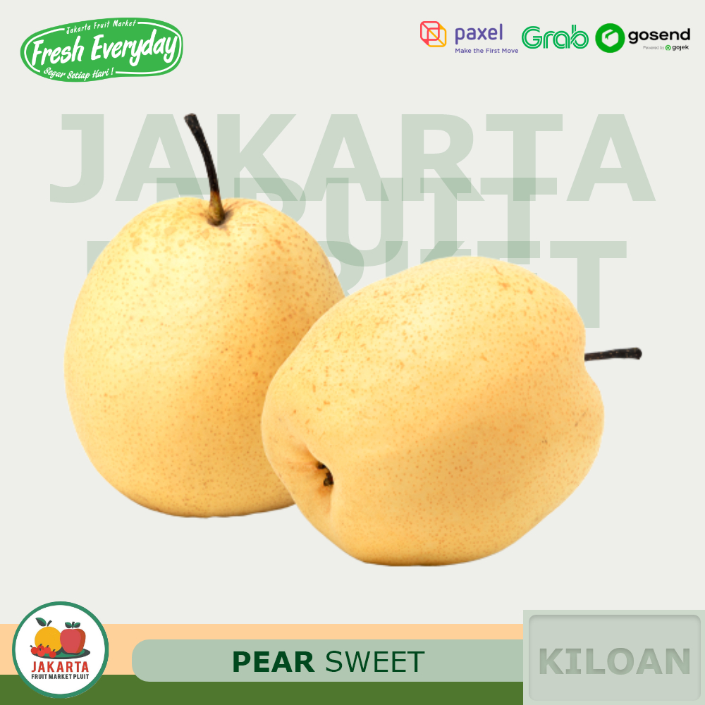 

(BUAH) PEAR SWEET Fresh & Segar Premium Kiloan