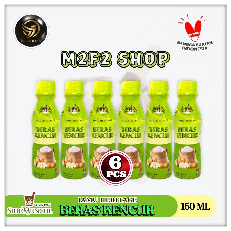 

Sido Muncul Jamu Heritage Beras Kencur Botol Pet - 150 ml (Kemasan 6 Pcs)