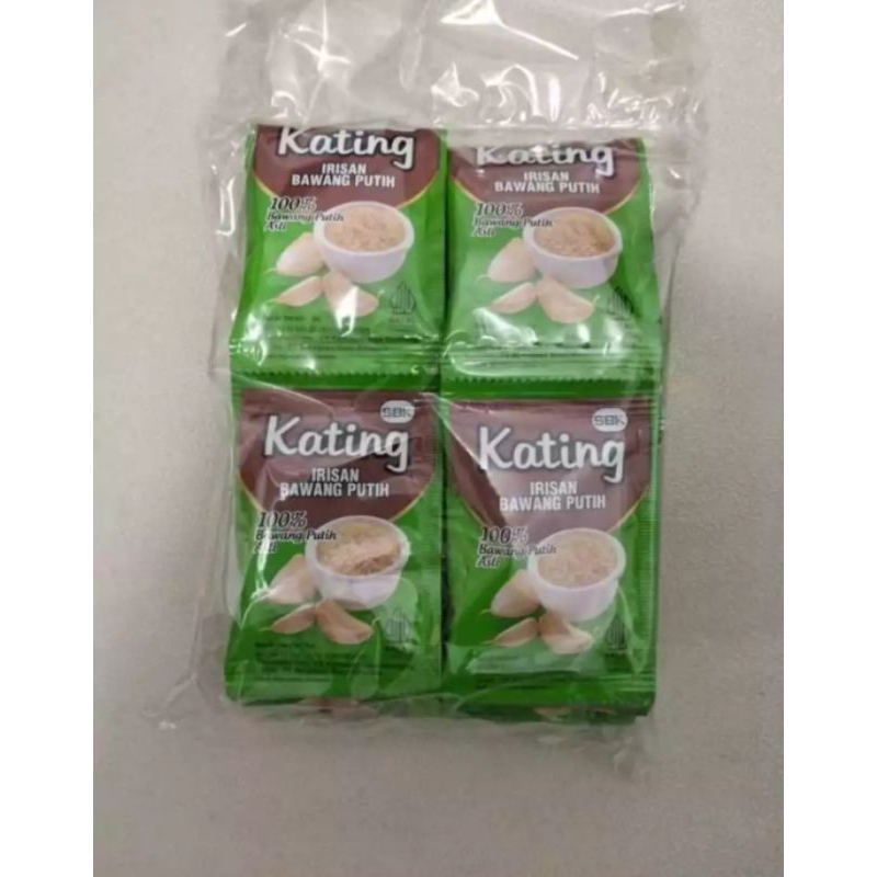 

Kating Irisan Bawang Putih 6gr Per Pak Isi 24pcs