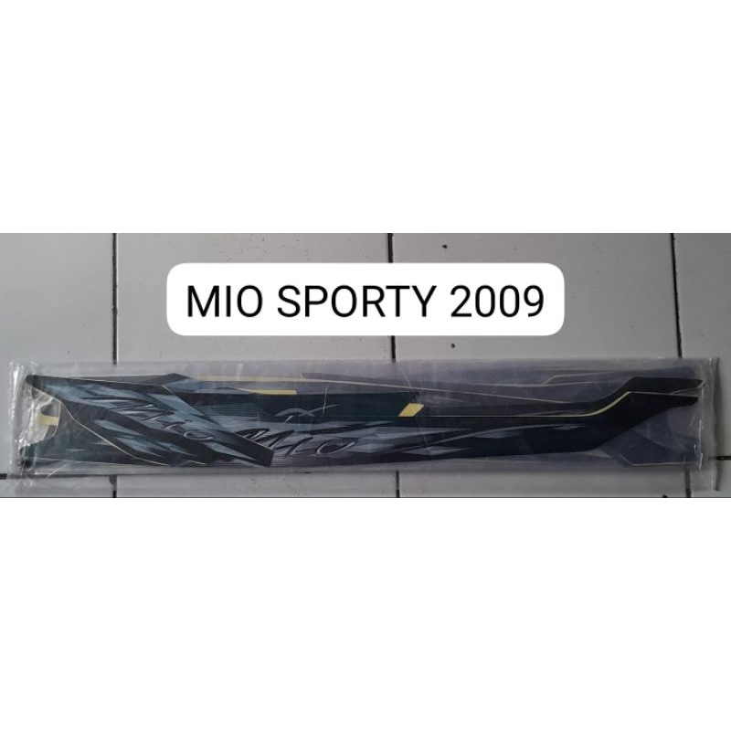 striping stiker Mio sporty 2009 hitam full body