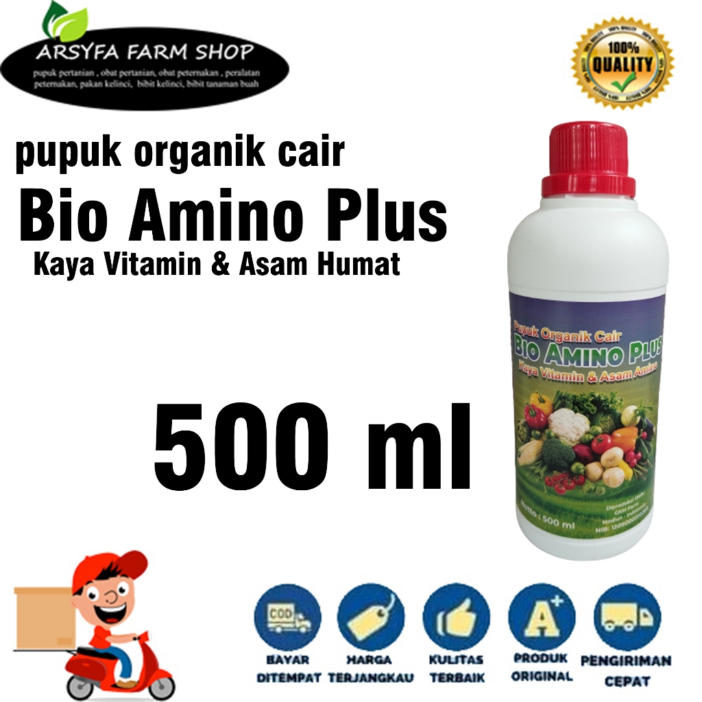 Pupuk Organik Cair Bio Amino Plus 500 ml