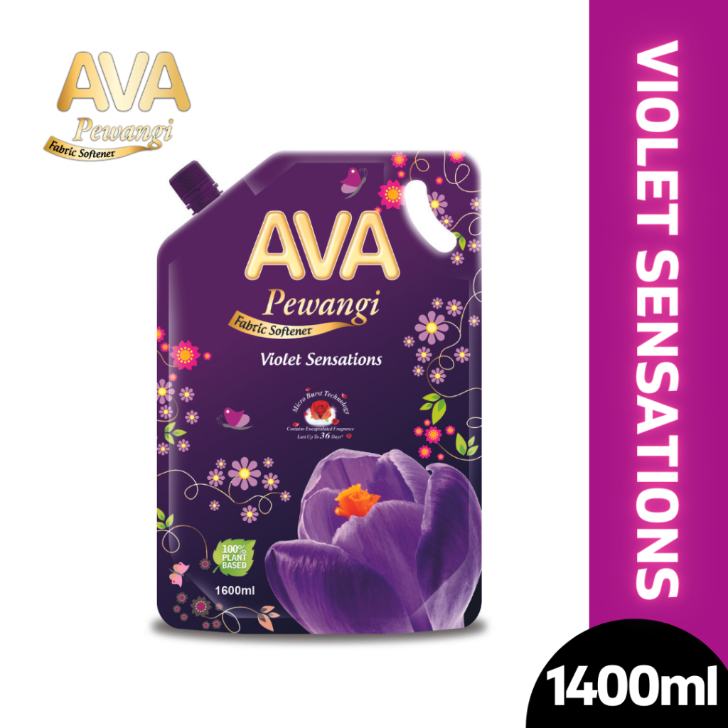 AVA Pewangi Fabric Softener Violet Sensasion 1400ml