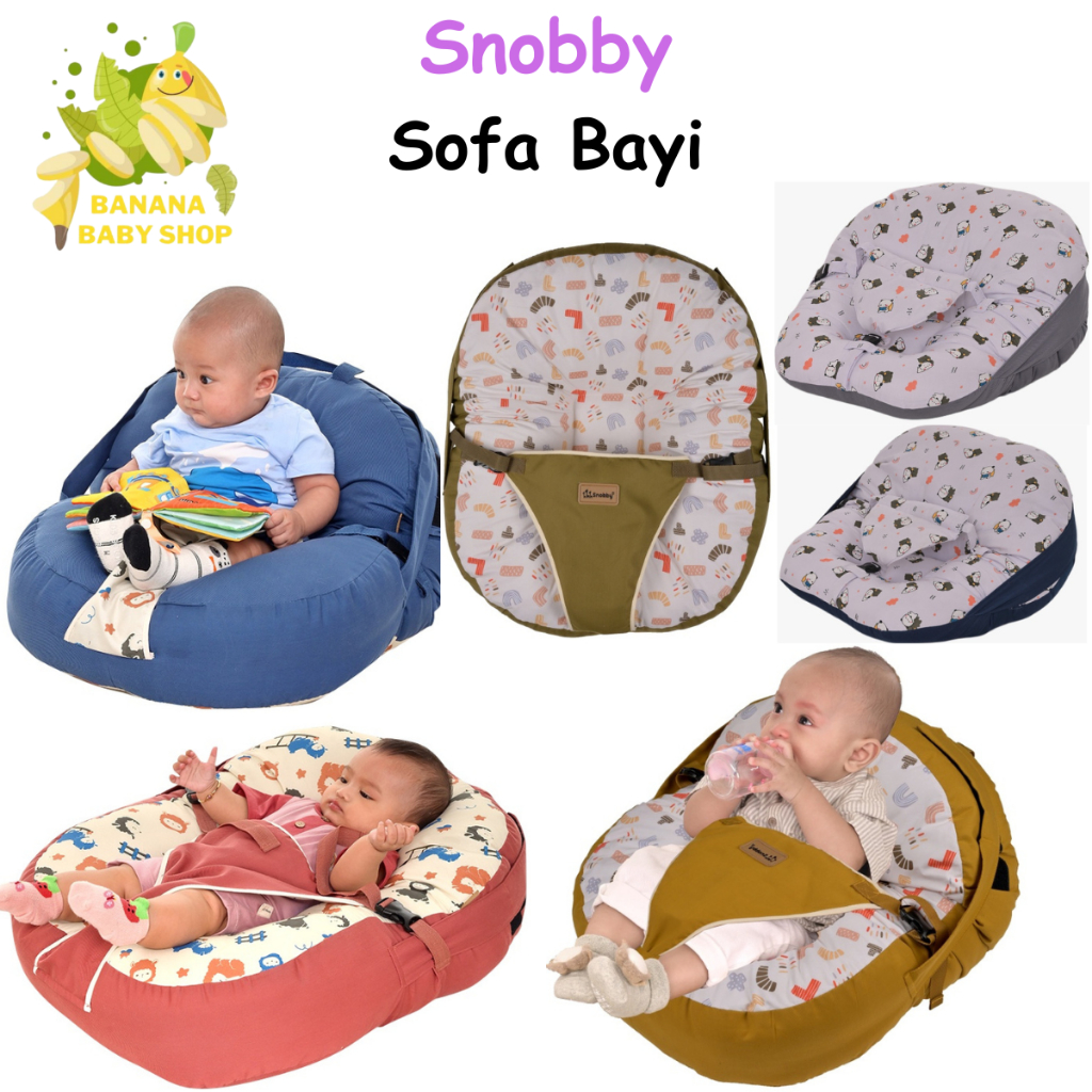Snobby Sofa Bayi Anak Bearly Cria Jolly Series - Bantal Sofa Bayi