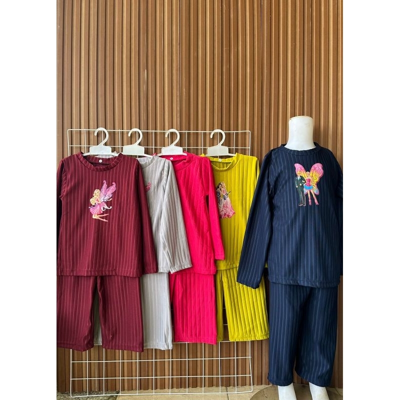 SETELAN PP HORNET BARBIE TINKERBELL 1-6 TAHUN