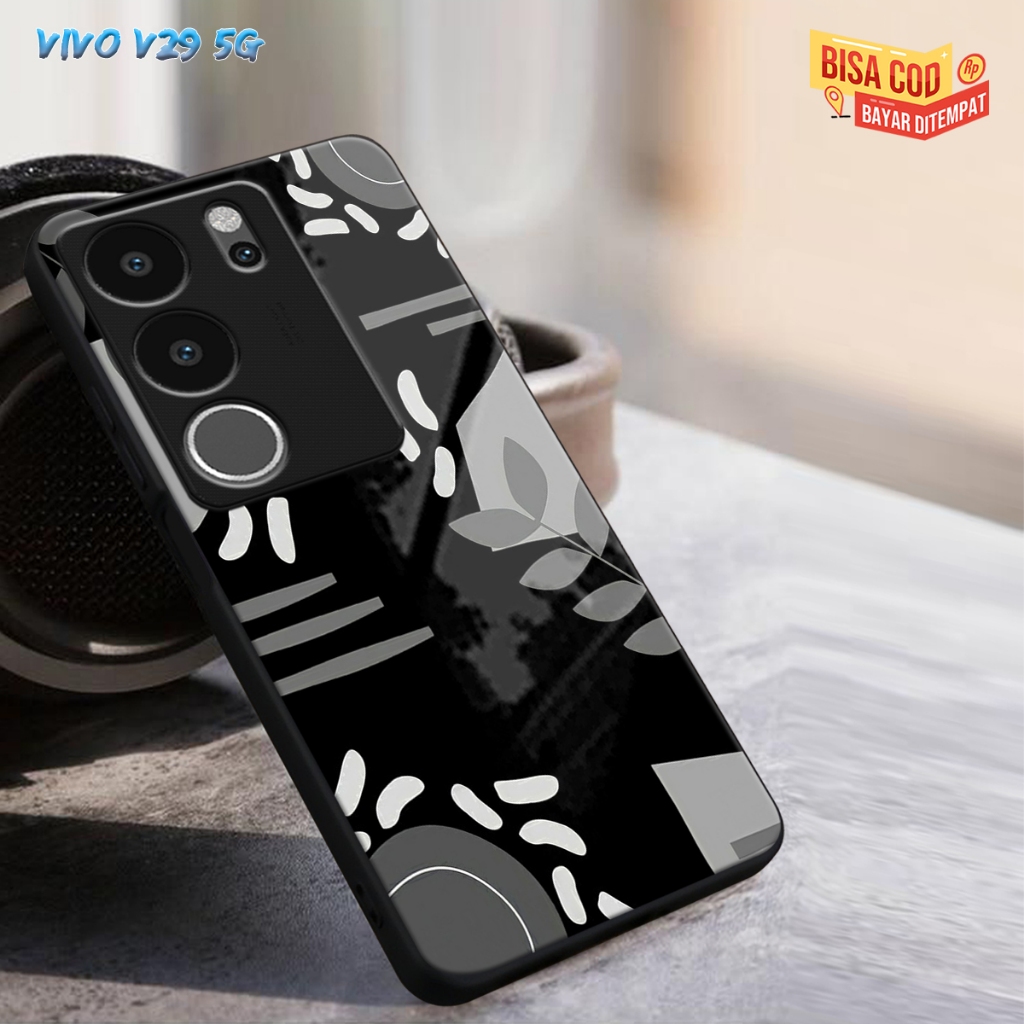 (CC297)CASING GLASS VIVO V29 5G CASING GLOSSY V29 5G CASE KACA VIVO V29 5G SOFTCASE VIVO V29 5G
