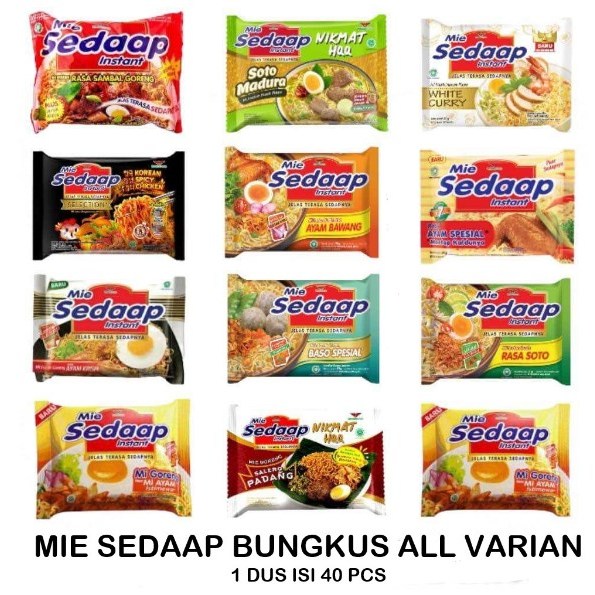 1 DUS MIE SEDAAP KUAH 1 DUS ISI 40 BUNGKUS MI SEDAAP KUAH MIE SEDAAP