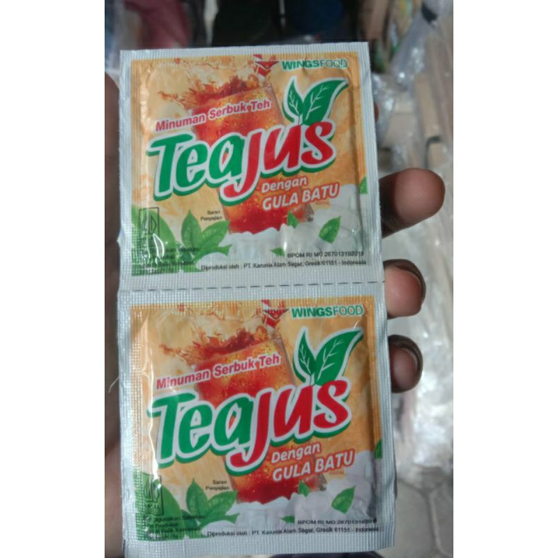 

TEA JUS GULA BATU RENCENG