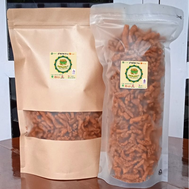 

Keripik Usus Pedas 500 Gram (Kemasan Premium) / Snack Grosir Makanan