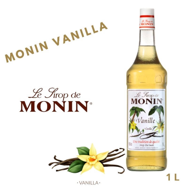 

Monin Vanilla 1 Liter/Syrup Vanilla 1 Liter