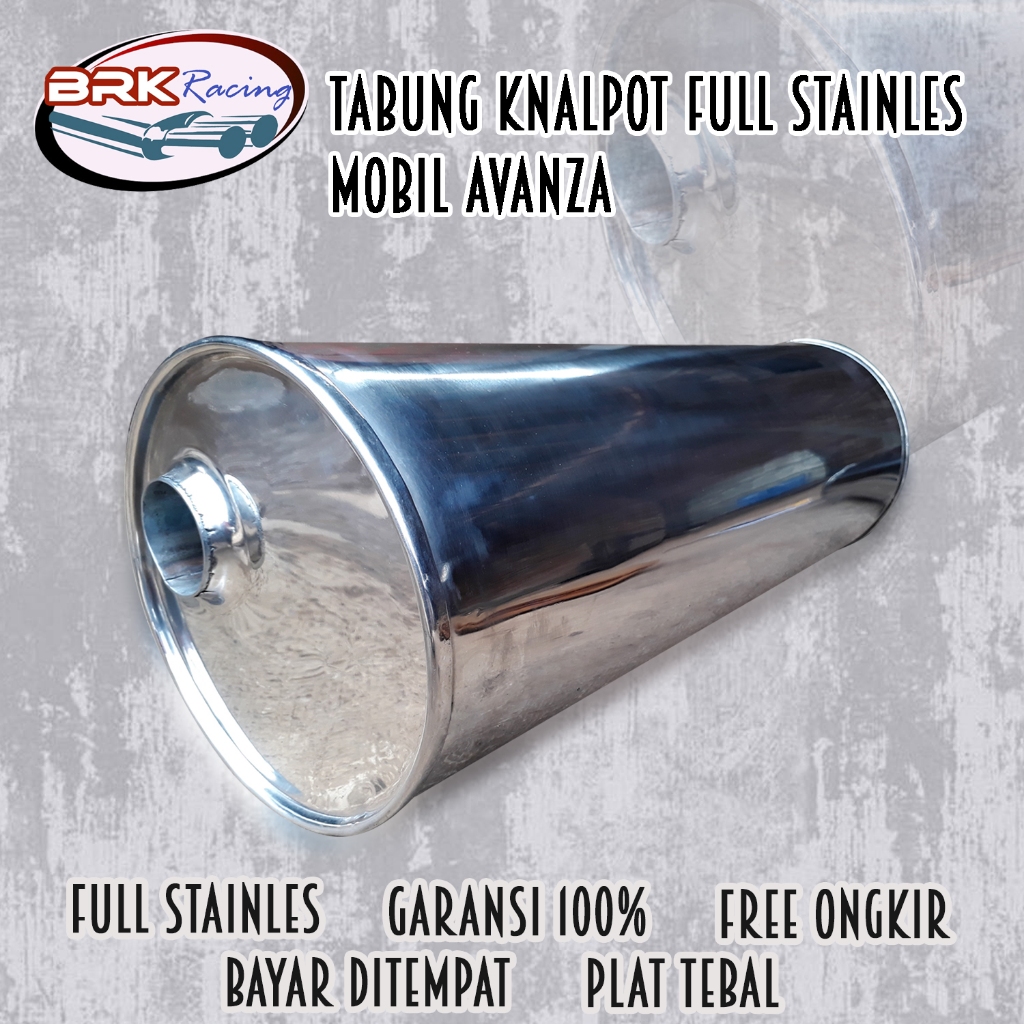Tabung Knalpot Stainles Mobil Avanza