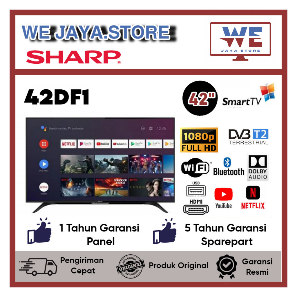 TV LED Sharp Smart 42DF1 LED Sharp 42 Inch Smart TV Sharp