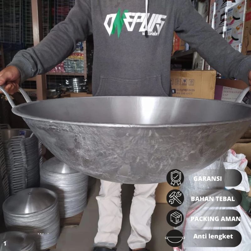 wajan kuali jumbo anti lengket no 32 wajan kancah besar
