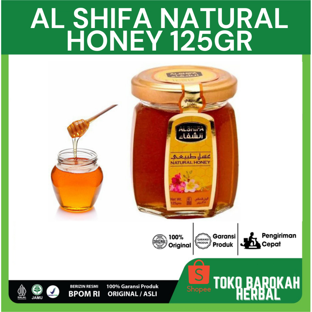 

Madu Al Shifa 125gr Natural Honey Madu Arab Al Shifa Original