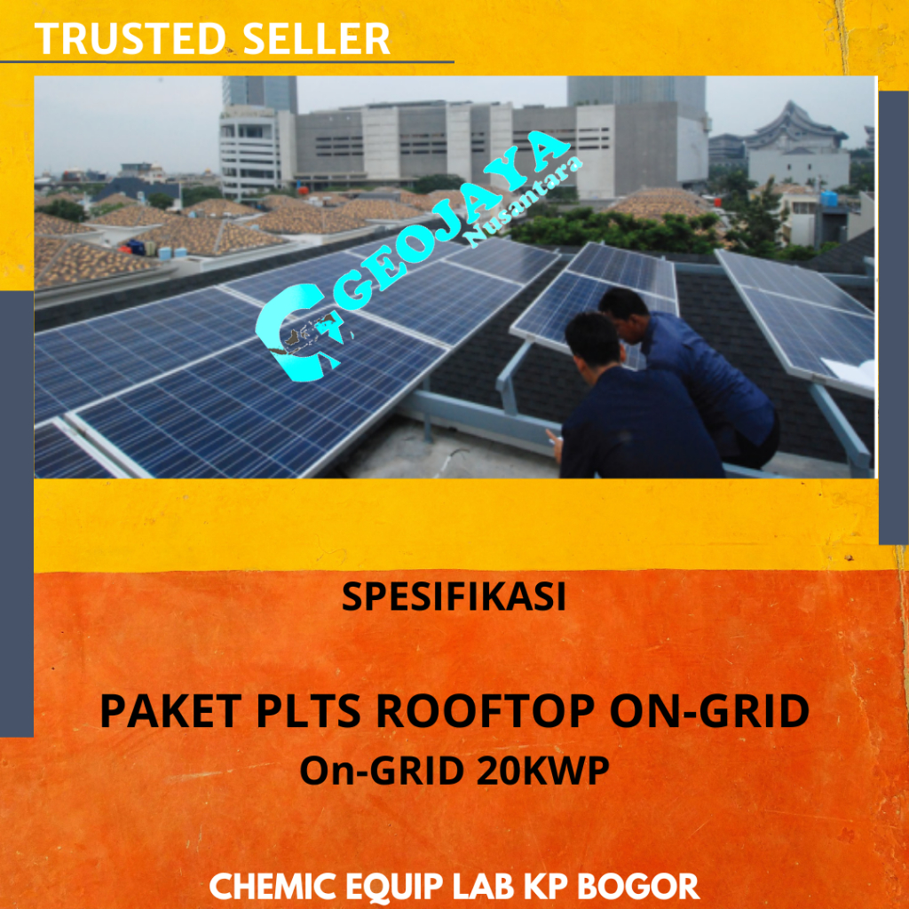 PAKET PLTS ROOFTOP ON-GRID On-GRID 20KWP