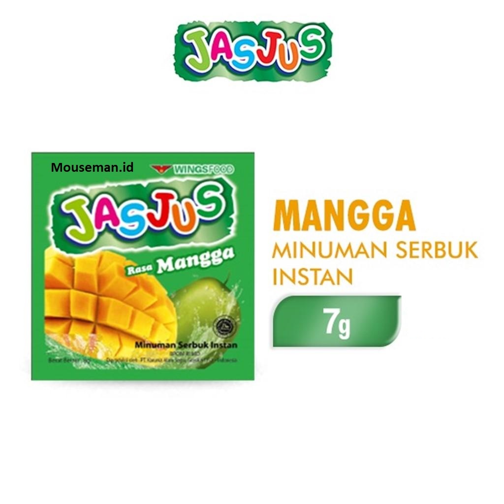 

JASJUS Rasa Mango Minuman Serbuk Instan JAS JUS Sachet Mangga 8gr