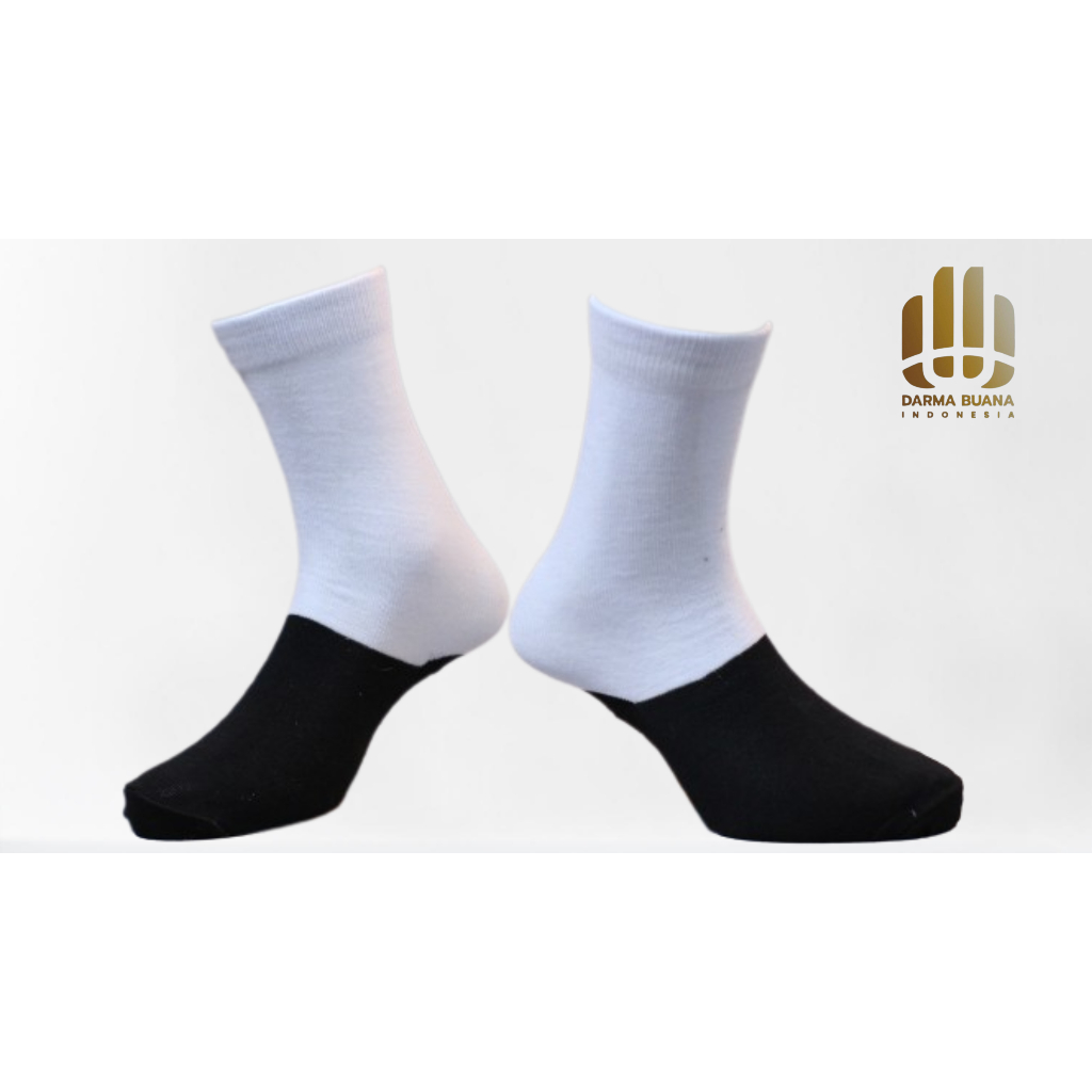 Kaos Kaki Sekolah / Kaos Kaki Pria Wanita / Kaos Hitam Putih