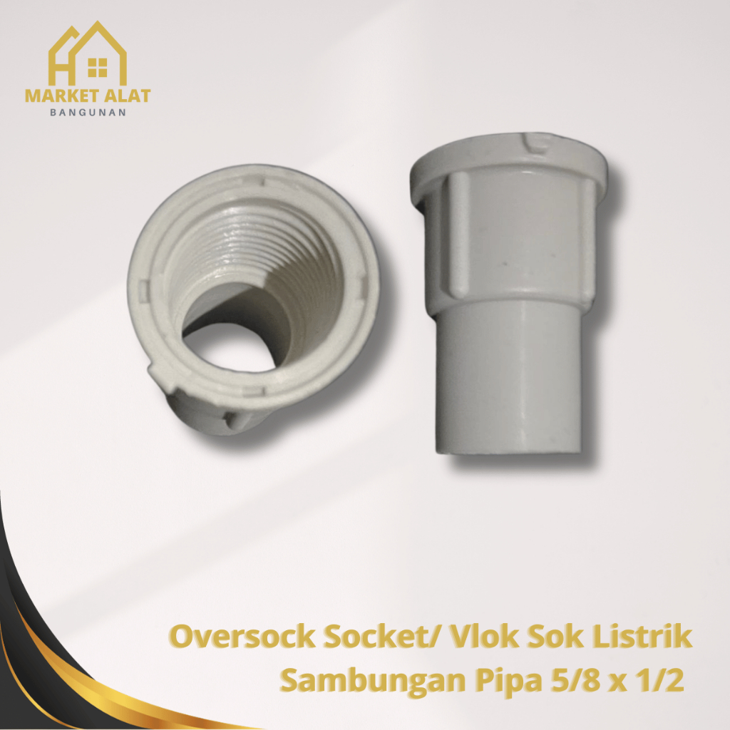 Socket Drat Dalam 1/2 x 5/8 Inci/ SDD Soket Pipa 1/2x5/8" MURAH