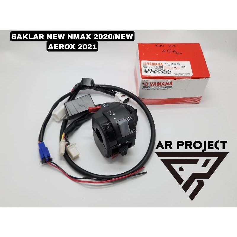 SAKLAR KIRI NEW NMAX 2020 DAN NEW AEROX ORIGINAL YAMAHA 100%