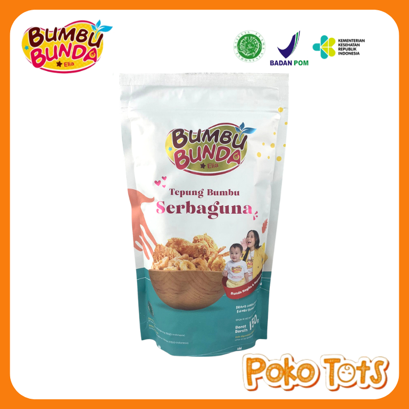 

Bumbu Bunda Tepung Bumbu Serbaguna 150gr Tepung Masak Serbaguna Non MSG Bunda Elia JB