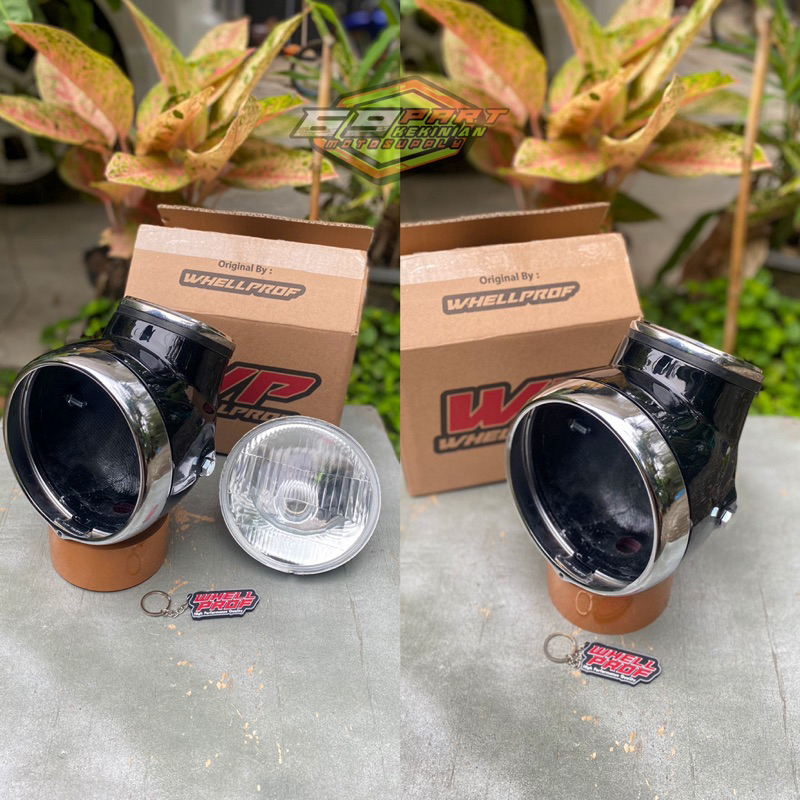 Batok lampu CD import set reflektor 5,75 inch  bahan fiber viber whellprof/WP